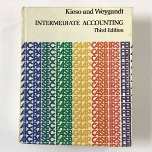 Intermediate Accounting Textbook Third Edition Hardcover Book Kaesong & Weygandt